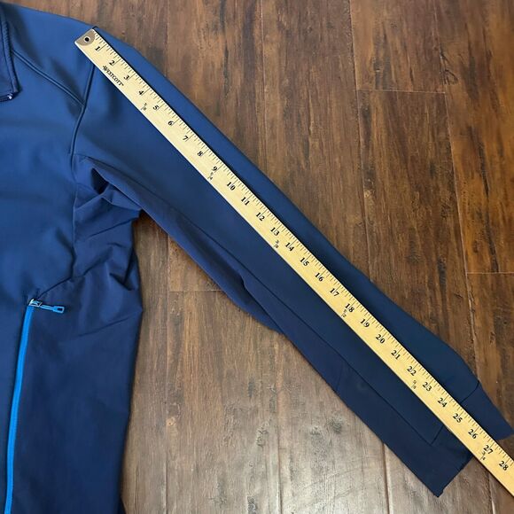 PATAGONIA Adze Hybrid Jacket Navy Blue Polartec Full Zip Stretch Outdoor - Picture 14 of 14